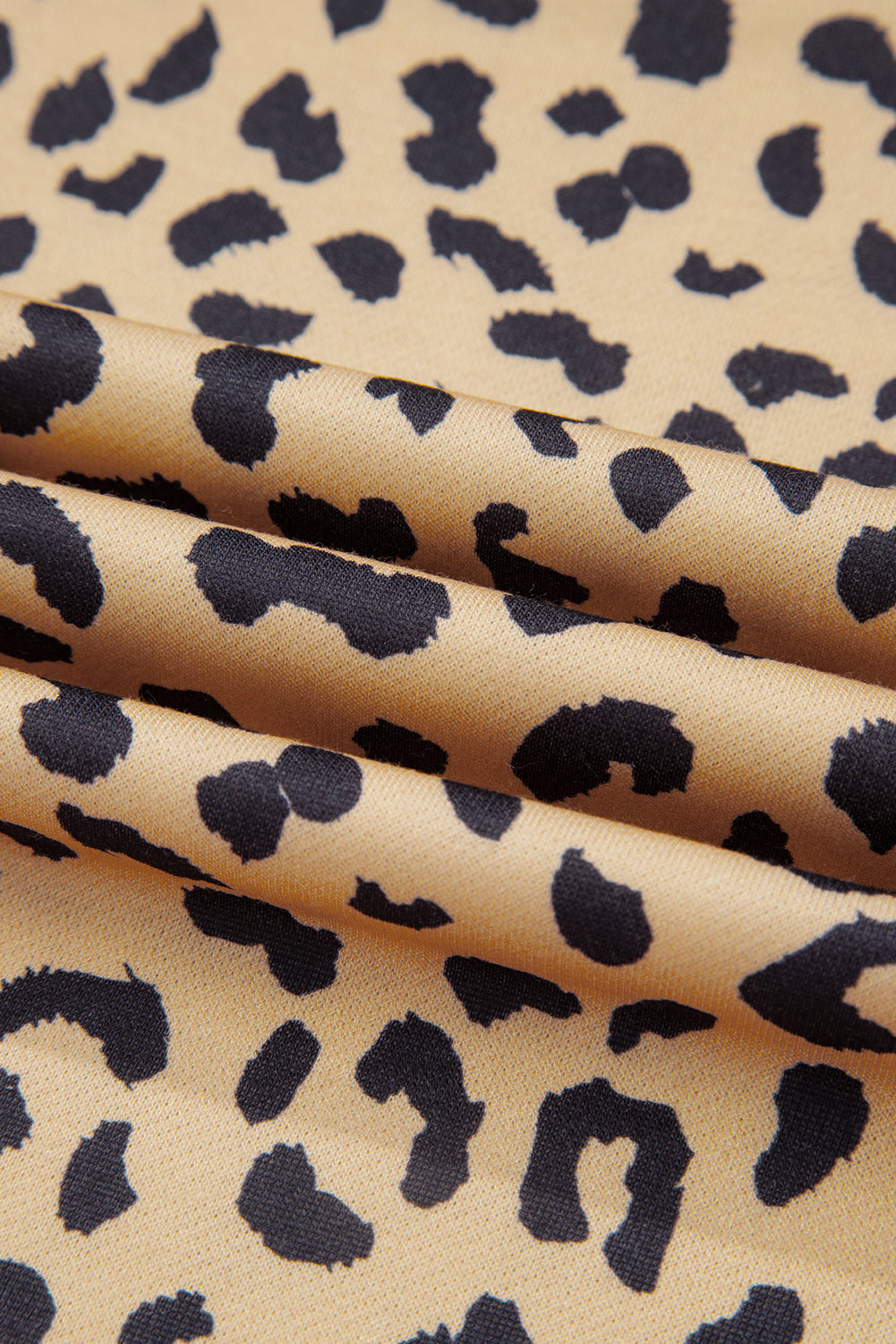 Purple Leopard Striped Patchwork Plus Size Loose Sweatshirt