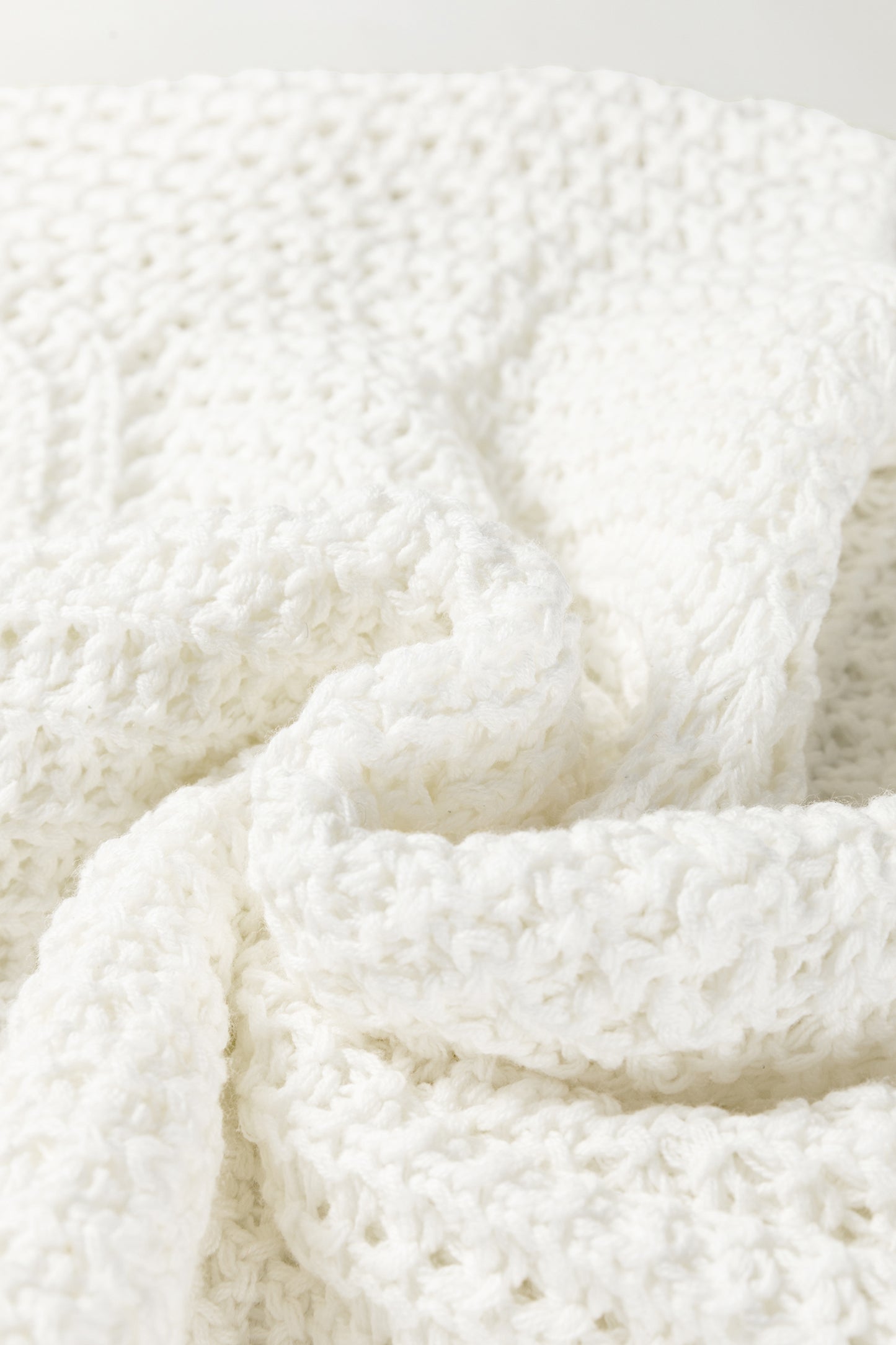 Camel Hollowed Detail Wide Sleeve Loose Pullover Sweater