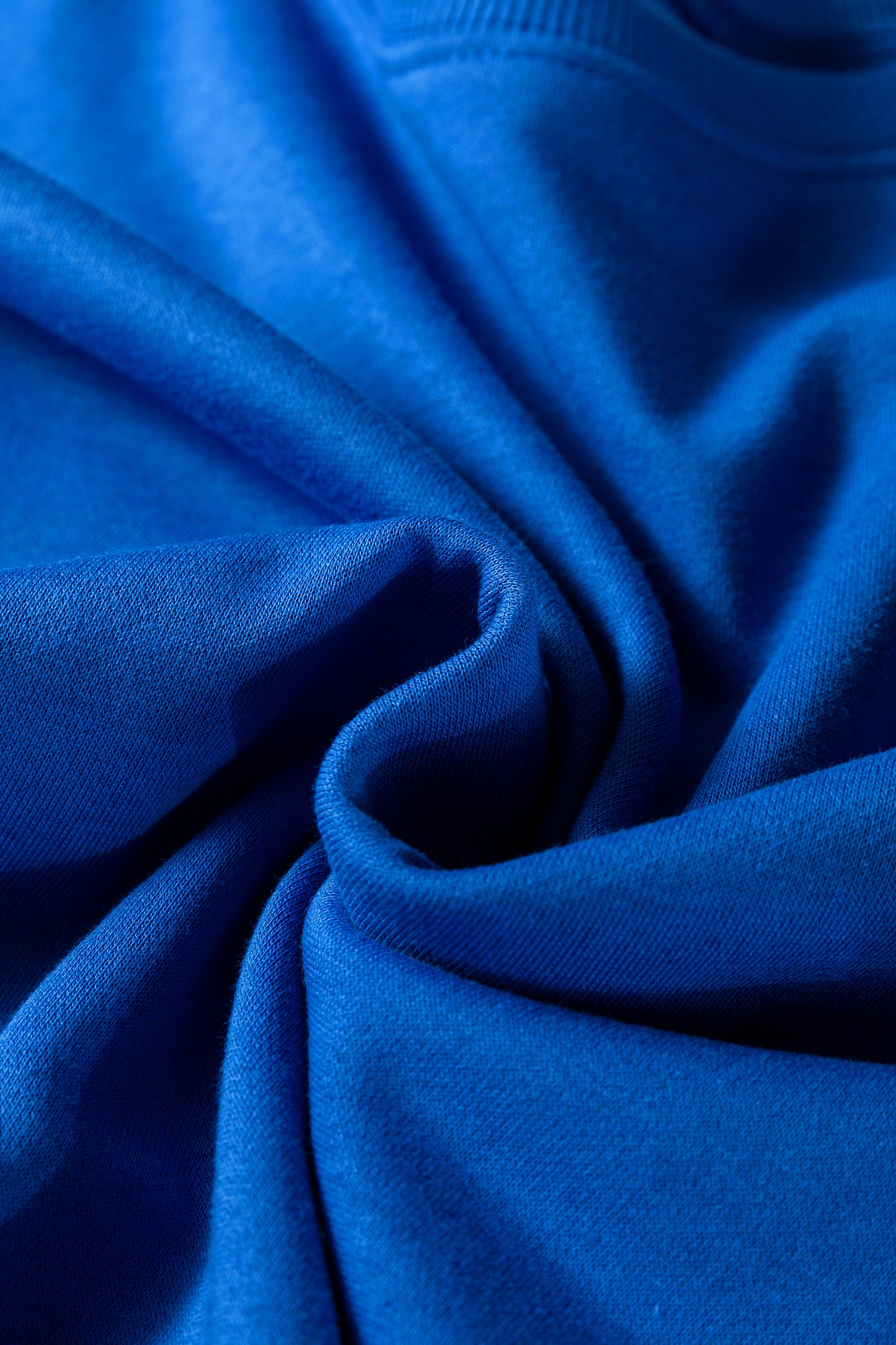 Dark Blue Striped Patchwork Sleeve Colorblock Sweatshirt