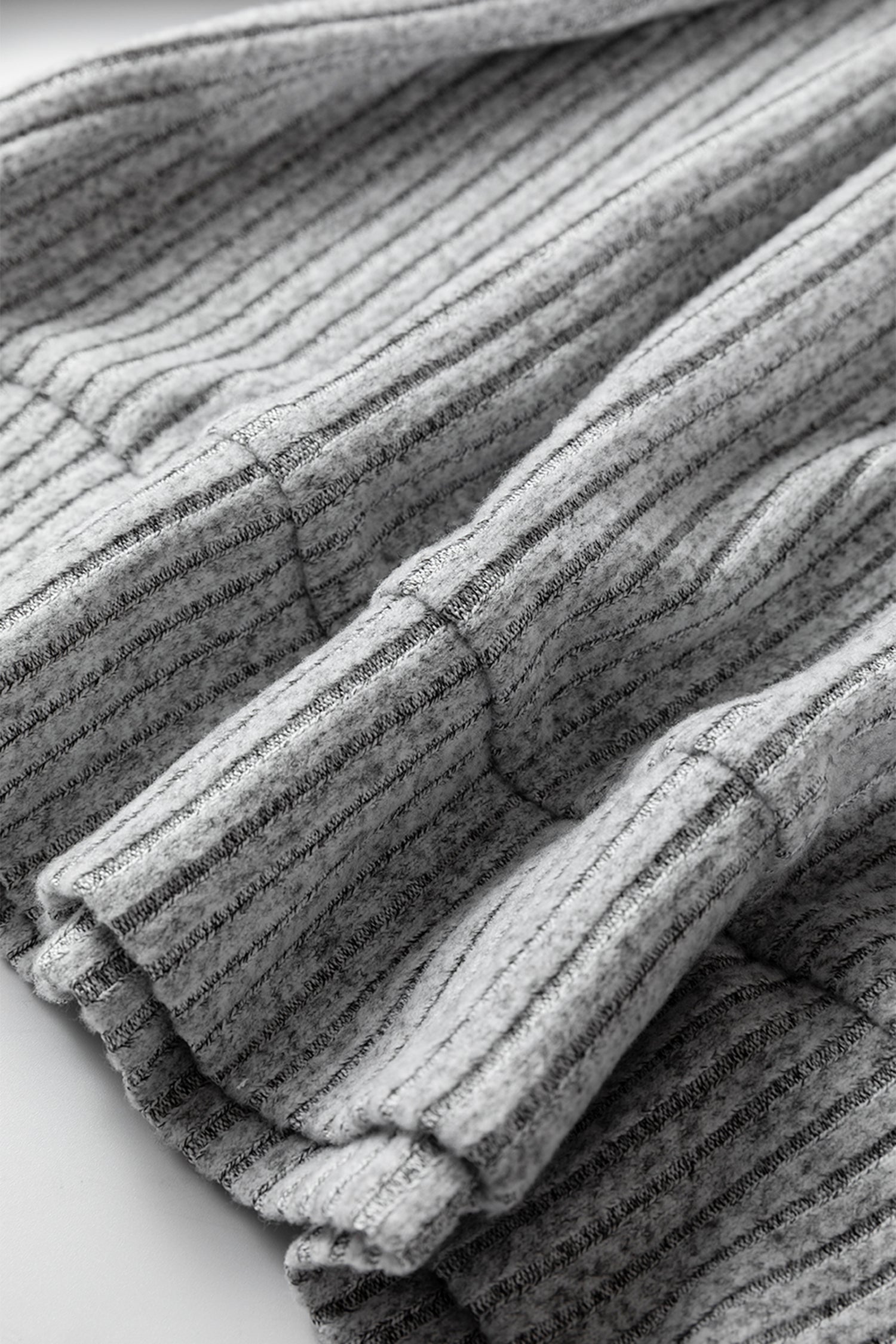 Gray Leopard Print Colorblock Patchwork Ribbed Knit Top