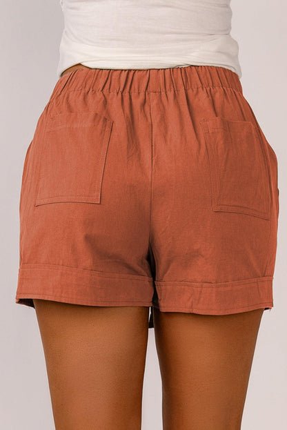 Gray Strive Pocketed Tencel Shorts - L & M Kee, LLC