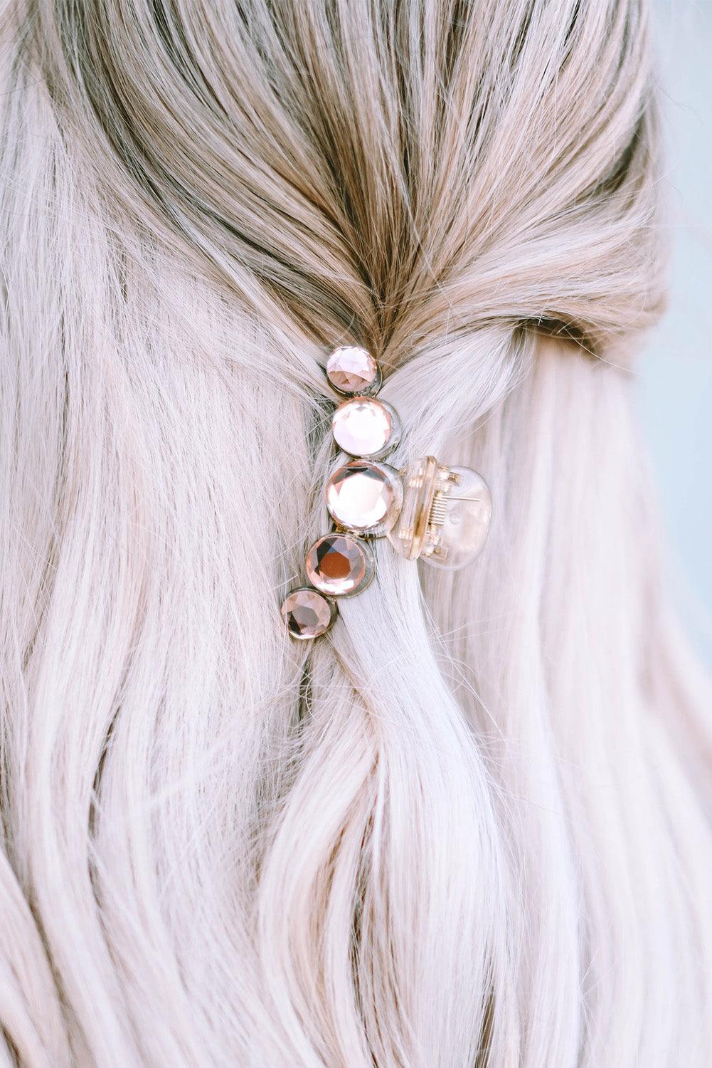 Multicolor Elegant Crystal Hair Claw - L & M Kee, LLC