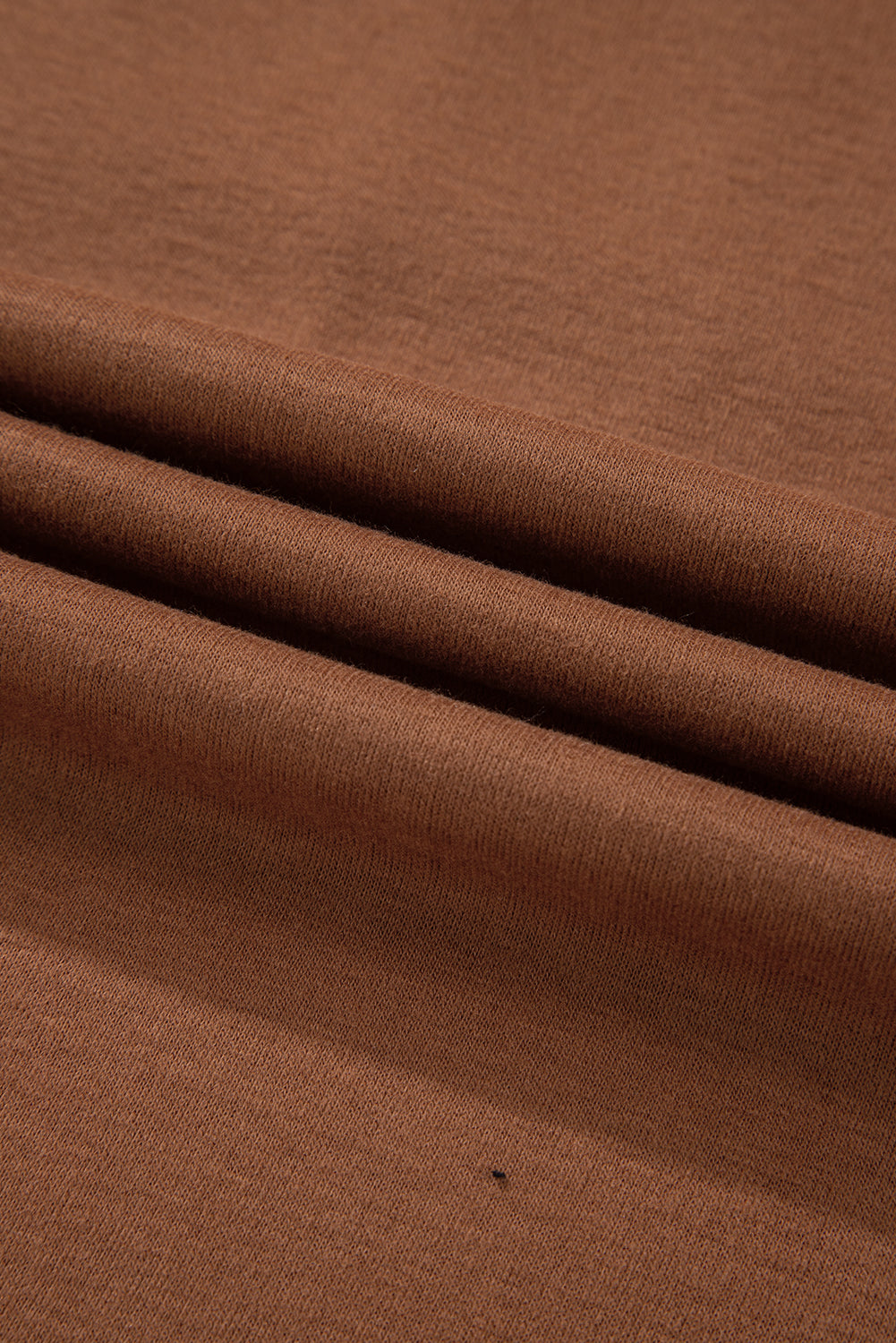 Navy Blue Solid Color Seam Detail Raglan Long Sleeve Top