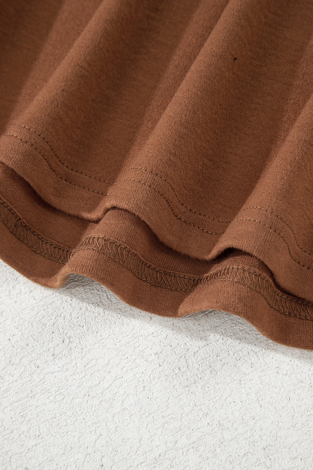 Navy Blue Solid Color Seam Detail Raglan Long Sleeve Top