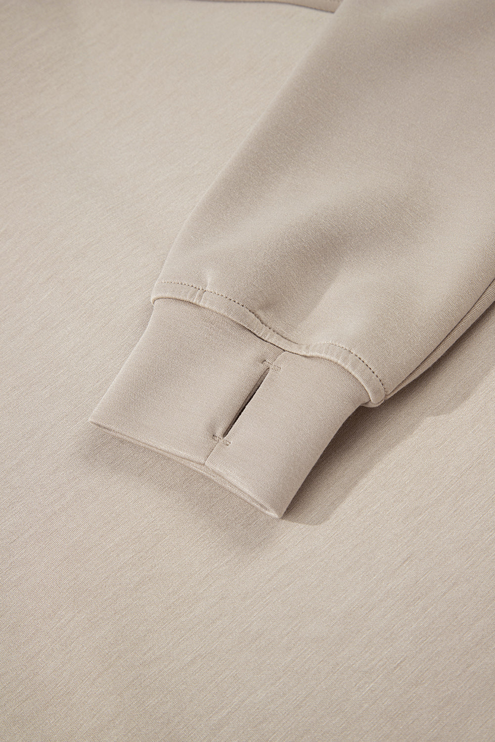 Jet Stream Half Zip Thumbhole Sleeve Hoodie Active Pants 2pcs Outfit