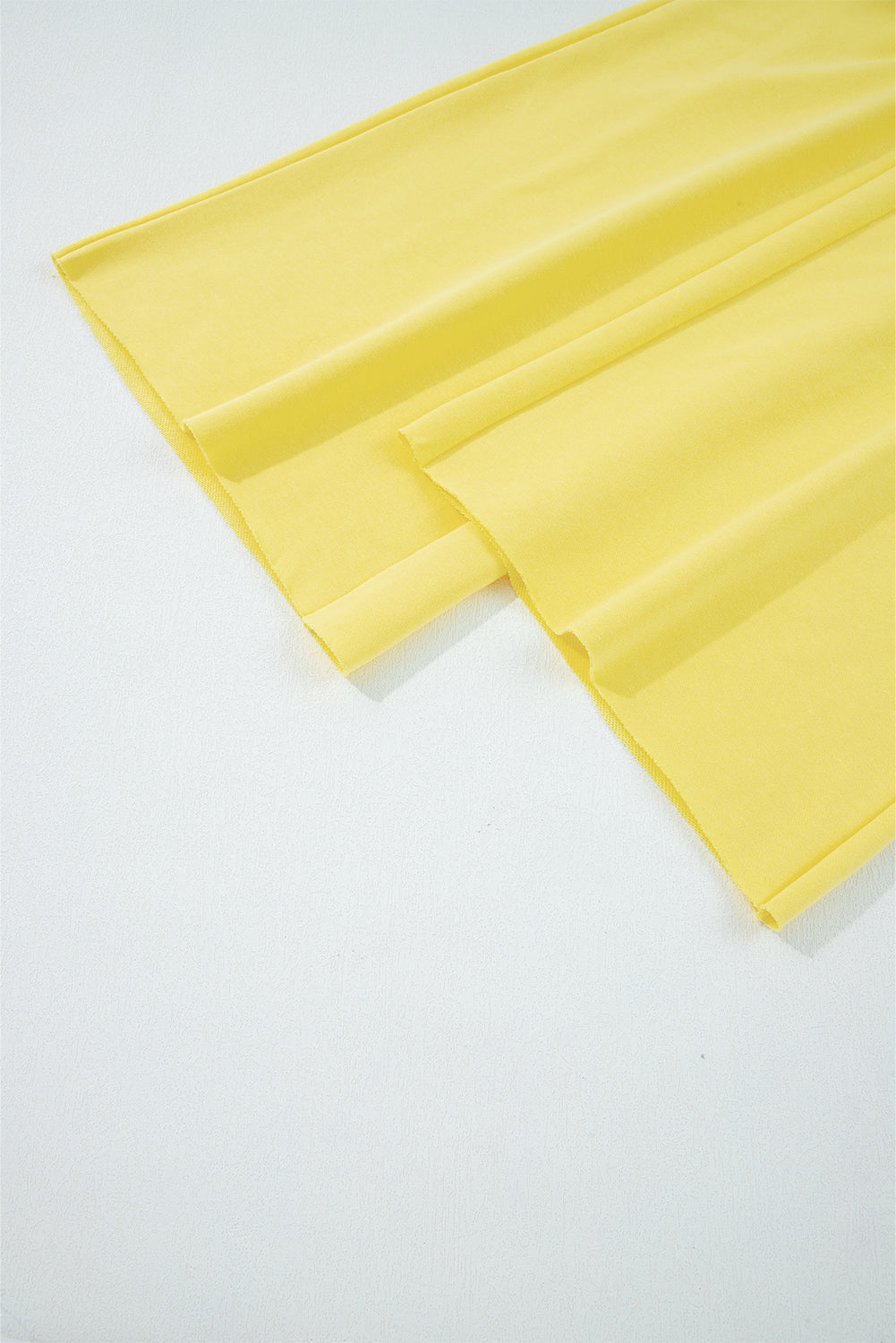 Bright Green Drop Shoulder Puff Sleeve Crop Pullover Drawstring Wide Leg Pants Set