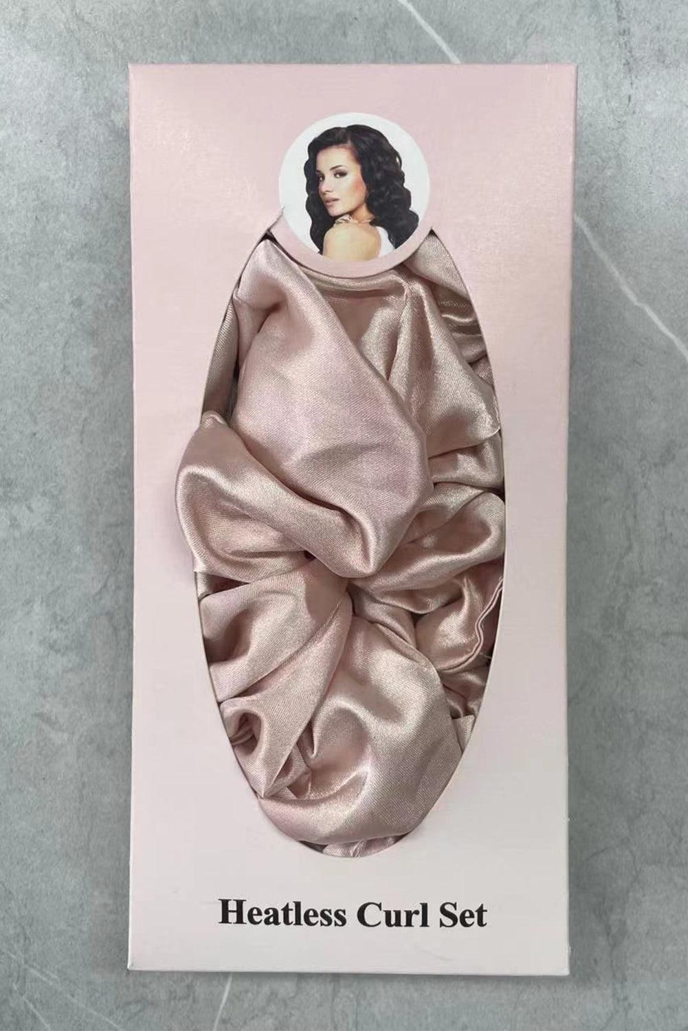 Clay Satin Jellyfish Heatless Hair Curling Headband - L & M Kee, LLC