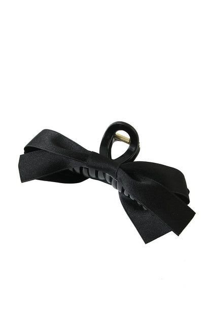 Black Bow Decor Large Hair Claw Clip - L & M Kee, LLC