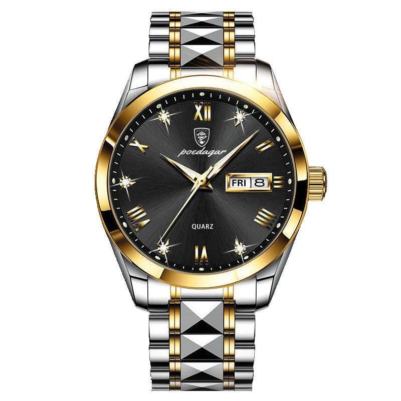 Glow Double Calendar Men's Fashion Watch - L & M Kee, LLC