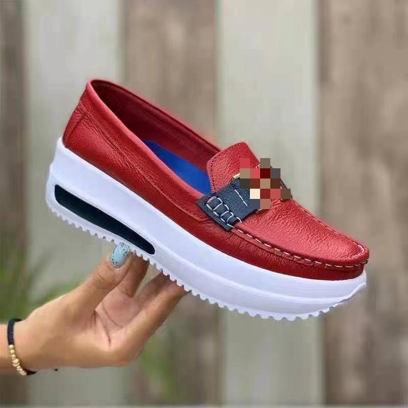 Thick Soled Round Toe Boat Loafer - L & M Kee, LLC