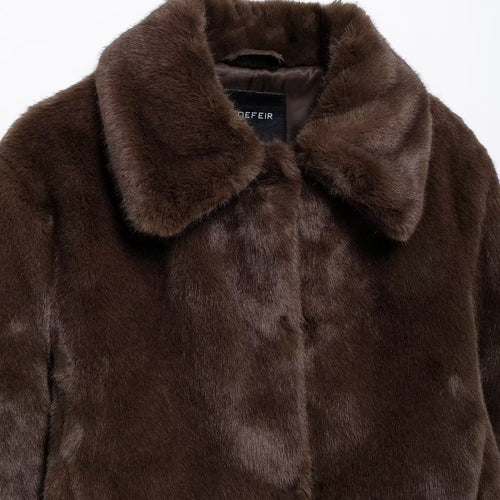 Artificial fur effect jacket