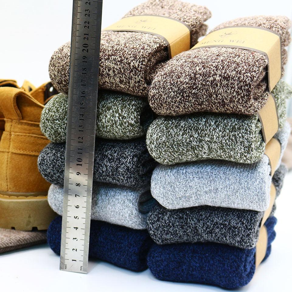 Super Thick Winter Men's Merino Wool Socks - L & M Kee, LLC