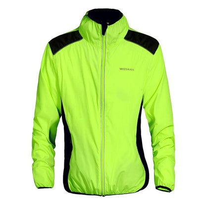 Windproof Cycling Jackets Men Women Riding Waterproof Bicycle Clothing Bike Long Sleeve Jerseys Sleeveless Vest Wind Coat - L & M Kee, LLC