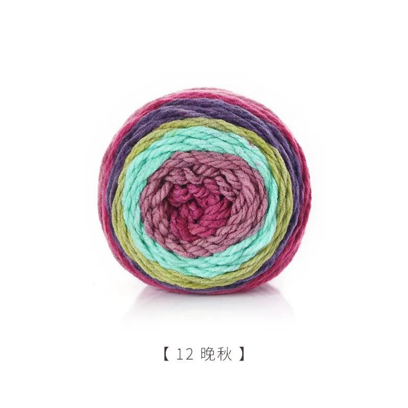 200 Grams/Ball Hand-woven Wool DIY Handmade Knitted Soft Scarf Hat Sweater Crochet Thick Wool For Hand Knitting Wholesale-L & M Kee, LLC