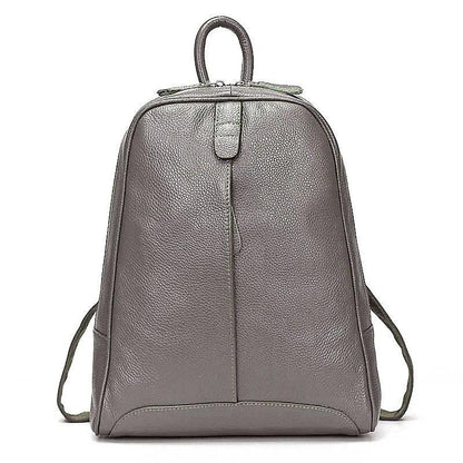 100% Soft Genuine Leather Fashion Women Backpack - L & M Kee, LLC