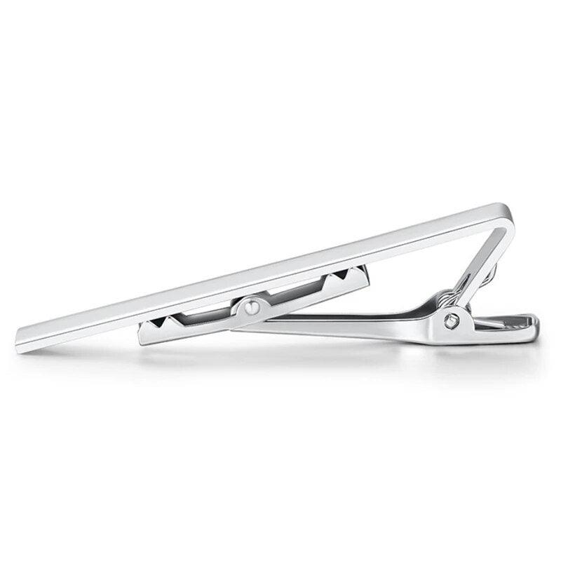 Metal Tone Simple Necktie Bar - L & M Kee, LLC