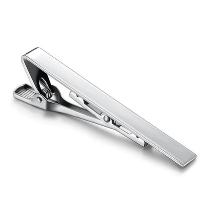 Metal Tone Simple Necktie Bar - L & M Kee, LLC