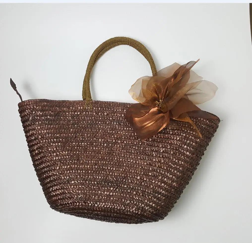 Straw Bag New Hot Summer Fashion Beach Bag - L & M Kee, LLC