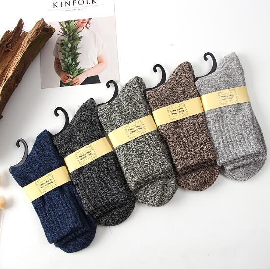 New 5 Pair Men's Wool Socks - L & M Kee, LLC