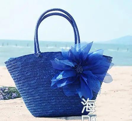 Straw Bag New Hot Summer Fashion Beach Bag - L & M Kee, LLC