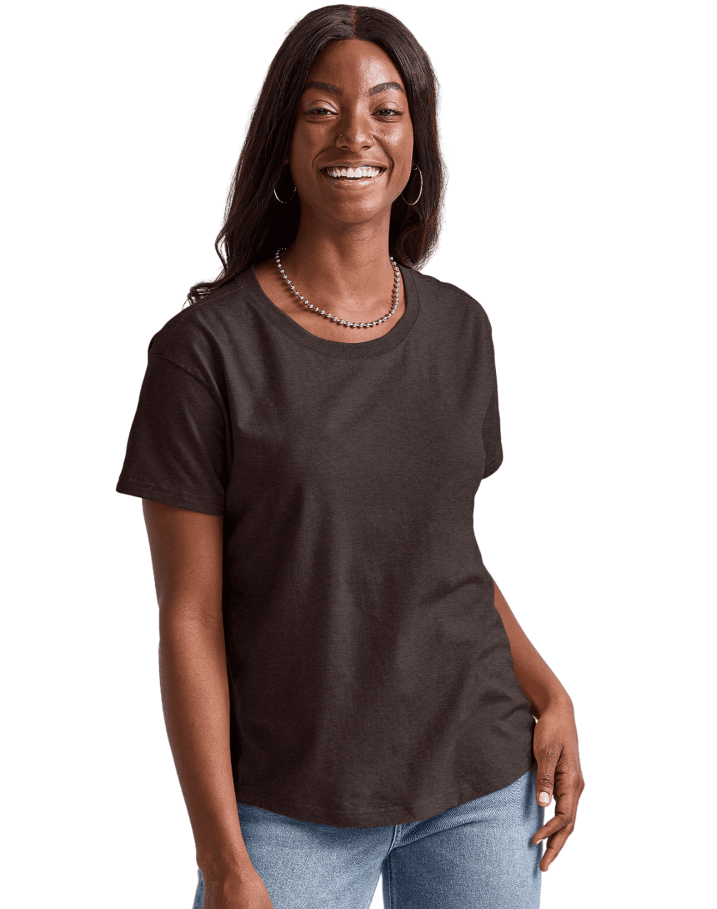 Hanes Originals Womens Relaxed Fit Tri-Blend T-Shirt - Ships from USA - L & M Kee, LLC