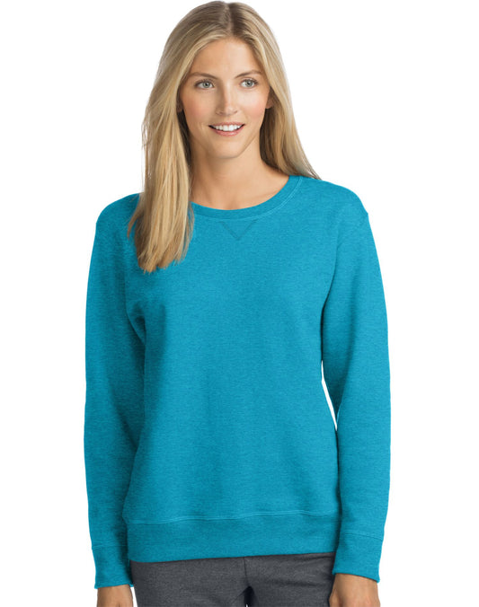 Hanes Women Comfort soft Eco-smart Crew Neck Sweatshirt