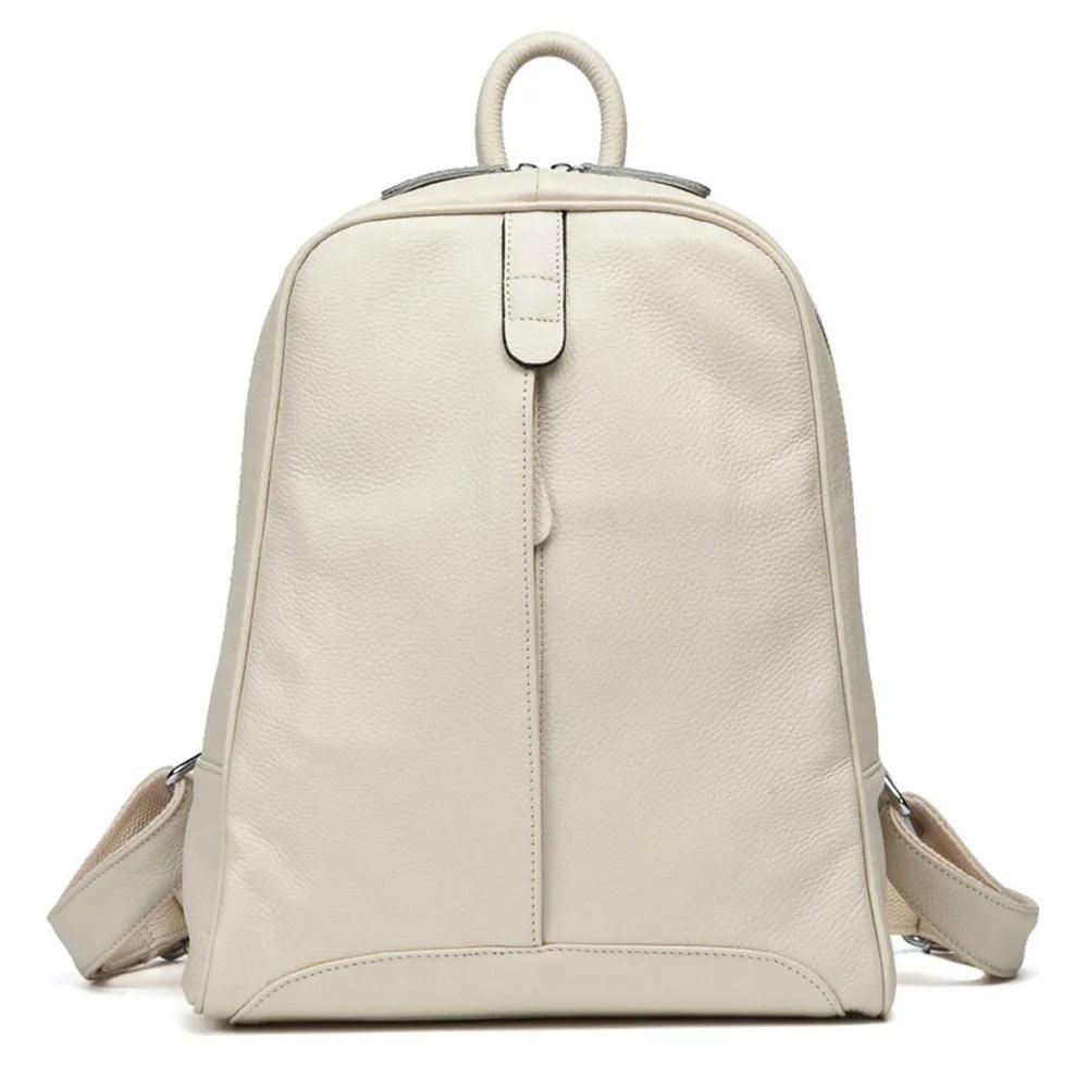 100% Soft Genuine Leather Fashion Women Backpack - L & M Kee, LLC