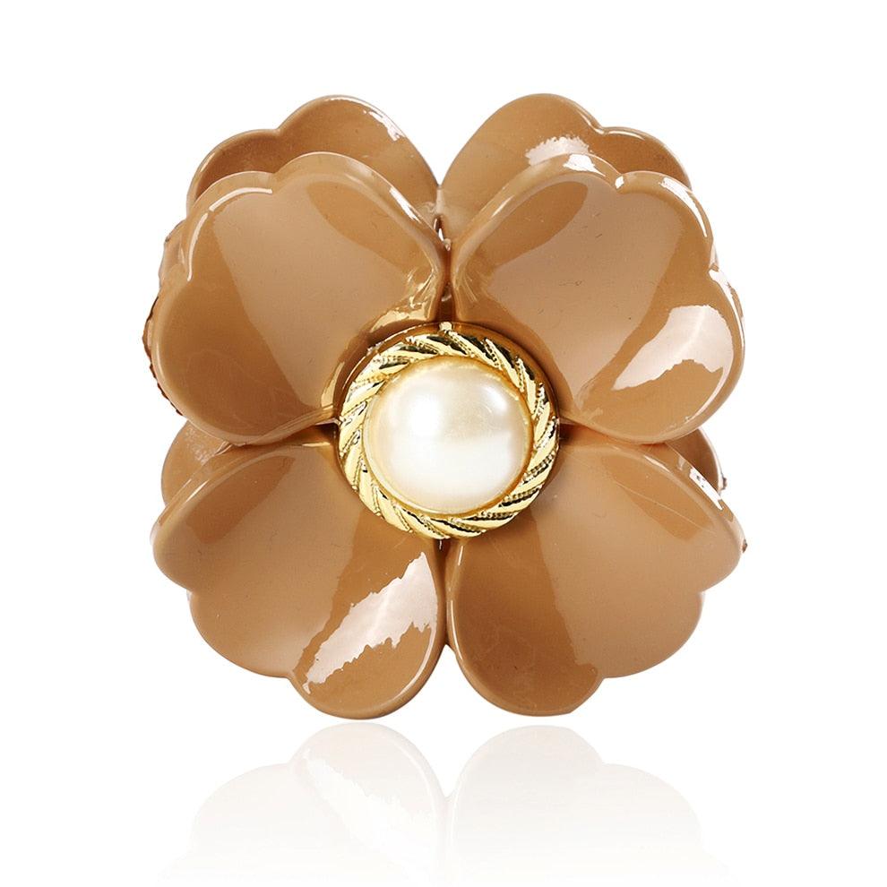 Sweet Flower Shape Hair Clip - L & M Kee, LLC