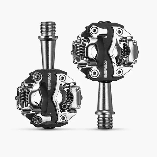 MTB Mountain Bike Self-locking Pedals Cycling Clipless Pedals Aluminum Alloy SPD CR-MO Pedals Mtb Pedals Bike Pedals - L & M Kee, LLC