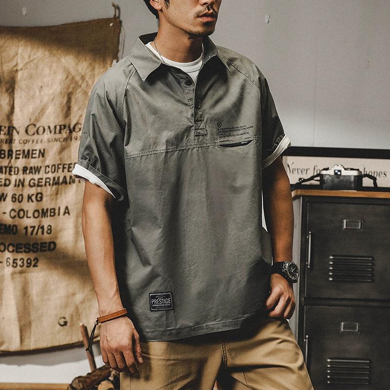 Summer Polo Shirt Shirt Short Sleeve American Workwear - L & M Kee, LLC