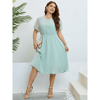 XL-4XL Women Dresses plus Size Ladies Retro Skirt Summer plus Size Women's Skirt - L & M Kee, LLC