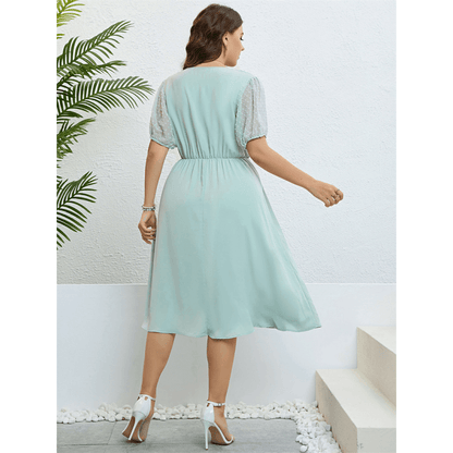 XL-4XL Women Dresses plus Size Ladies Retro Skirt Summer plus Size Women's Skirt - L & M Kee, LLC