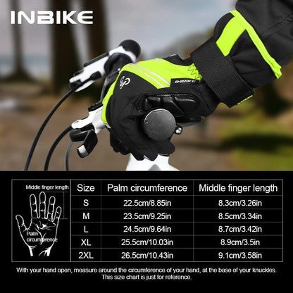 Thermal Cycling Gloves Gel Winter MTB Road Bike Gloves Windproof Shockproof Full Finger Glove Bicycle Riding Accessories - L & M Kee, LLC