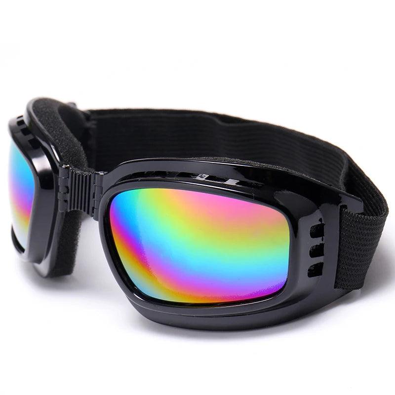 Protection Goggles Tactical Clear Glasses Motorcycle Riding UV Protection Goggles Wind Dustproof Cycling Outdoor Sport Goggles - L & M Kee, LLC