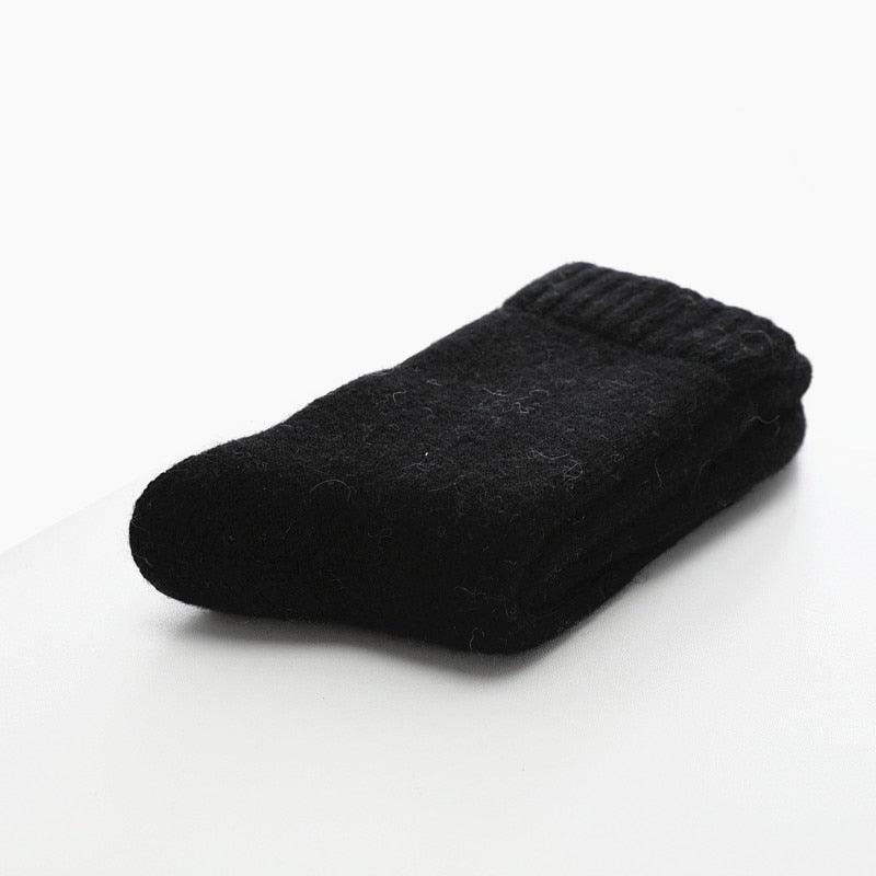 Men Super Thicker Solid Merino Wool Socks - L & M Kee, LLC