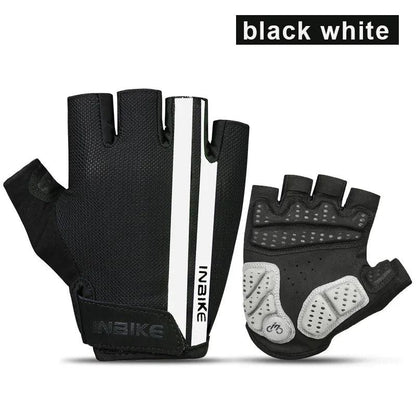 Half Finger Cycling Gloves Sport Fitness MTB Bike Gloves Men Women Riding Thickened Palm Pad Bicycle Fingerless Gloves - L & M Kee, LLC