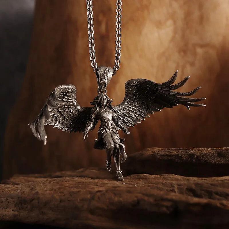 Mythical Unicorn Pegasus Wings Pendant Horse Constellation Necklace Men and Women Trend Jewelry Couple Gift - L & M Kee, LLC