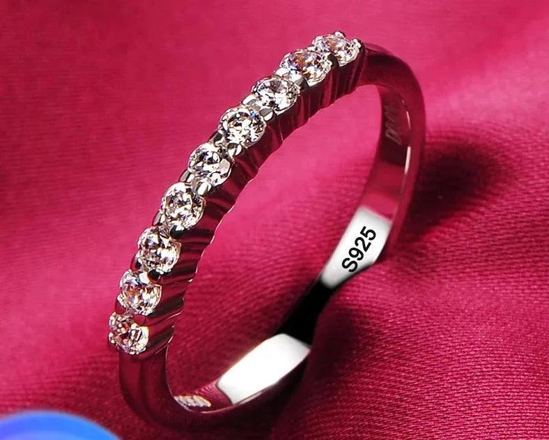 18K White Gold 2.0ct Round Zirconia Diamond Solitaire Ring - L & M Kee, LLC