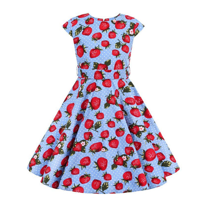Polka Dot Vintage Girls Dress - L & M Kee, LLC