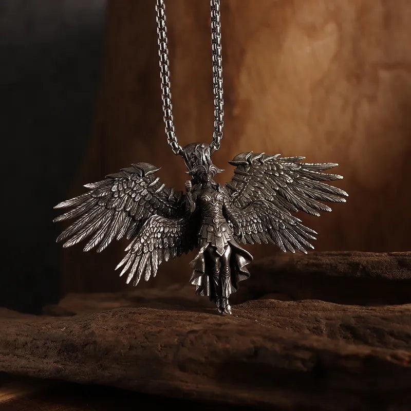 Mythical Unicorn Pegasus Wings Pendant Horse Constellation Necklace Men and Women Trend Jewelry Couple Gift - L & M Kee, LLC