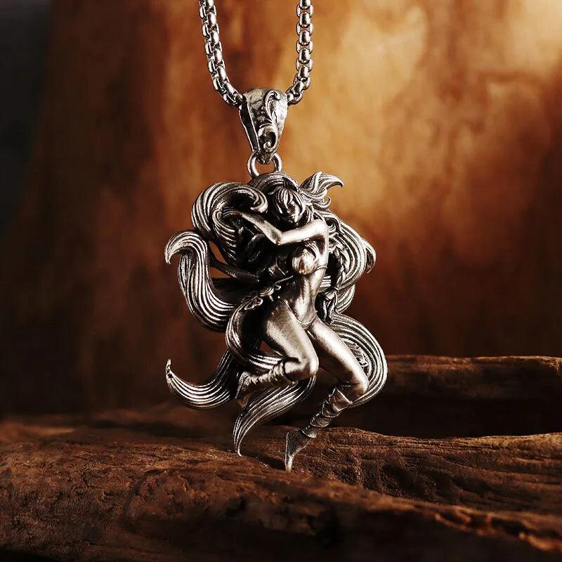 Mythical Unicorn Pegasus Wings Pendant Horse Constellation Necklace Men and Women Trend Jewelry Couple Gift - L & M Kee, LLC