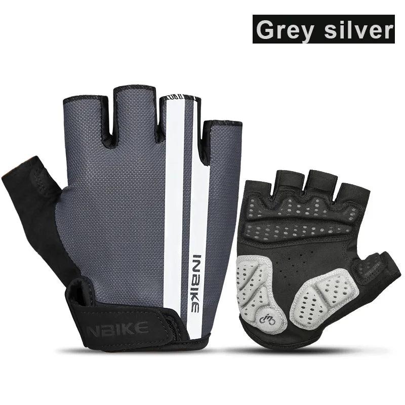 Half Finger Cycling Gloves Sport Fitness MTB Bike Gloves Men Women Riding Thickened Palm Pad Bicycle Fingerless Gloves - L & M Kee, LLC