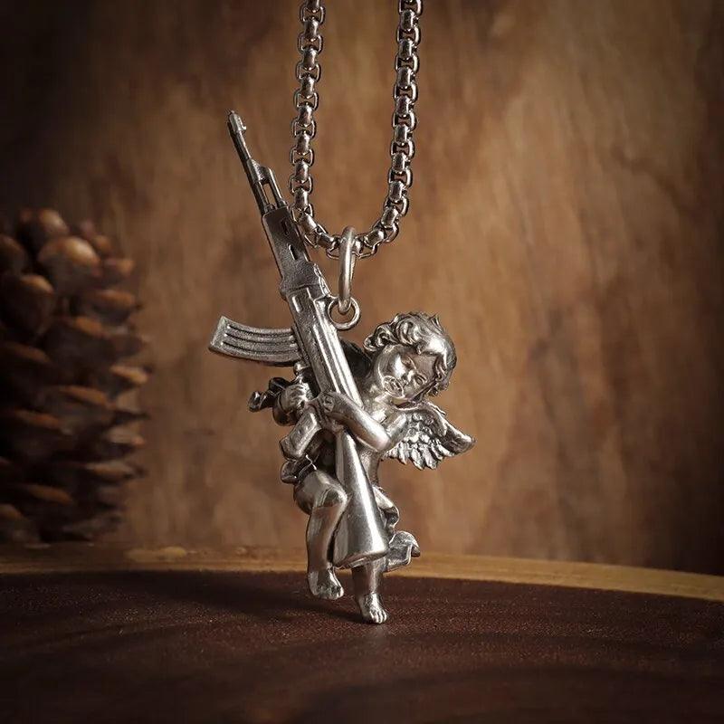 Mythical Unicorn Pegasus Wings Pendant Horse Constellation Necklace Men and Women Trend Jewelry Couple Gift - L & M Kee, LLC