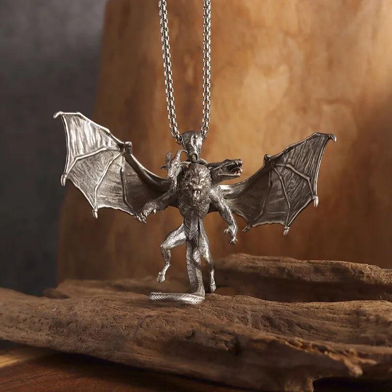 Mythical Unicorn Pegasus Wings Pendant Horse Constellation Necklace Men and Women Trend Jewelry Couple Gift - L & M Kee, LLC