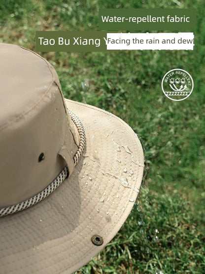 Sun Hat Men's Summer UV Protection Sun Hat Extra Large Brim Bucket Hat Outdoor Hiking Fishing Hat Sun Hat - L & M Kee, LLC