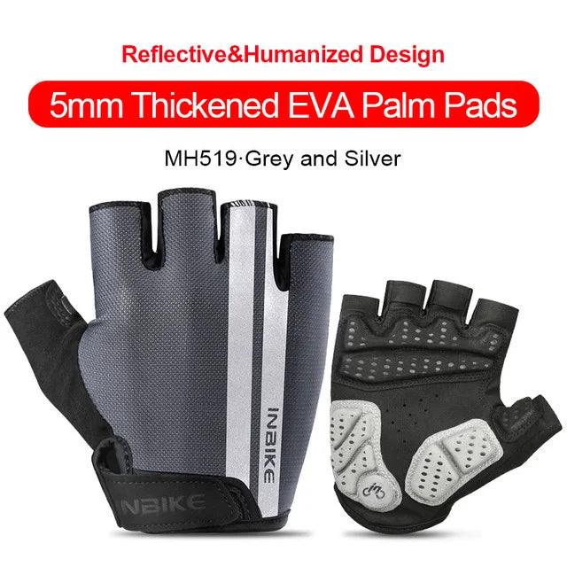 INBIKE Shockproof GEL Pad Cycling Gloves Half Finger Sport Gloves Men Women Summer Bicycle Gym Fitness Gloves MTB Gloves IF239 - L & M Kee, LLC