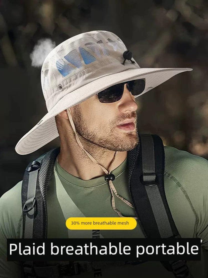 Sun Hat Men's Hiking Summer Lightweight Breathable Outdoor - L & M Kee, LLC