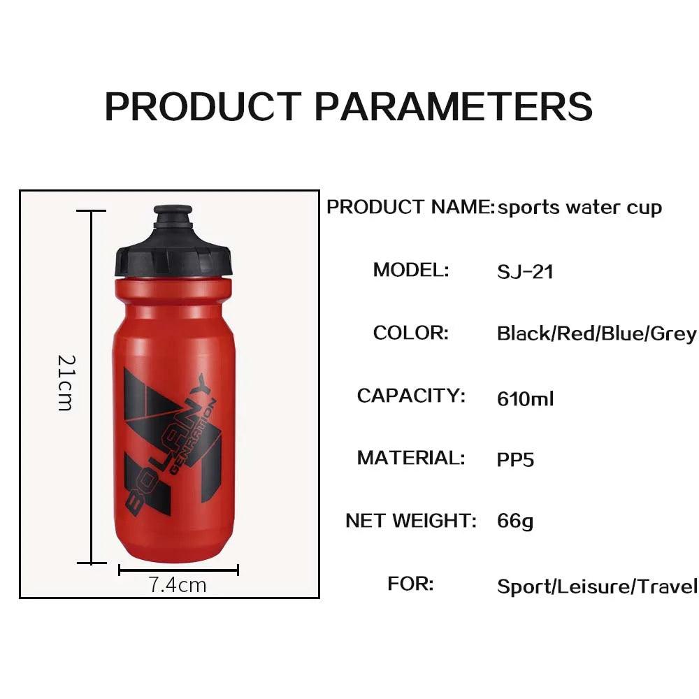 Bike Water Bottle 610ML/550ML PP5 Lightweight Outdoor Gym Sports Portable Cup Cycling Kettle Mountain Road Bicycle Accessories