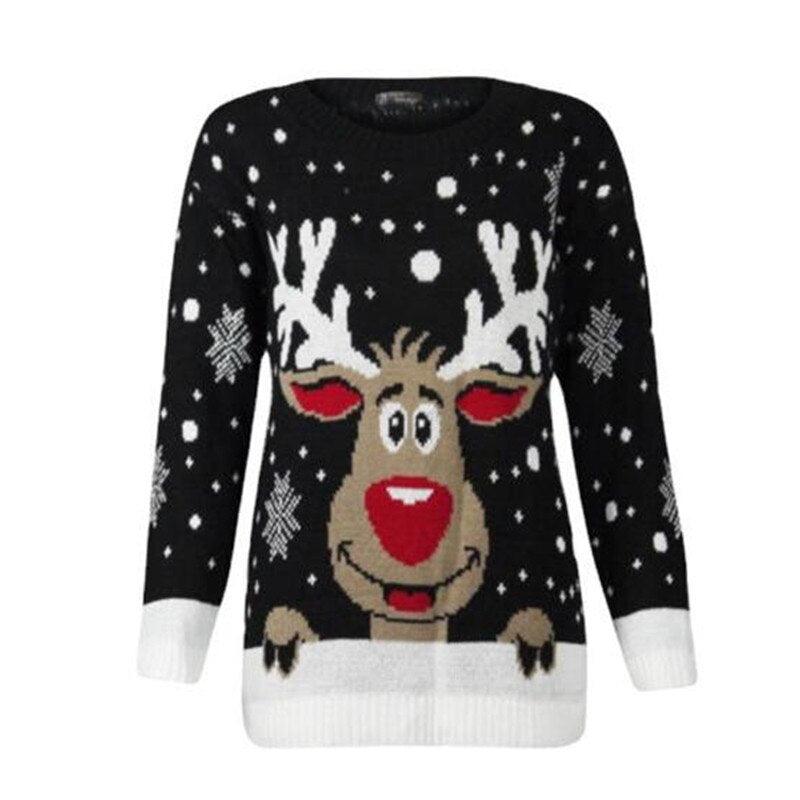 Deer Casual Ugly Christmas Sweater - L & M Kee, LLC