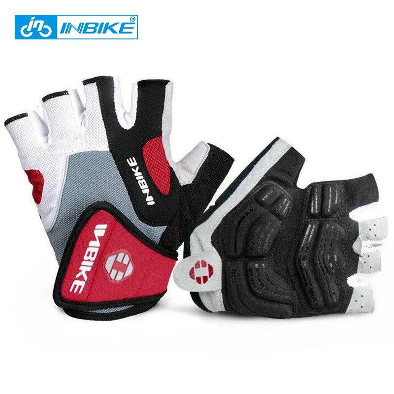 INBIKE Shockproof GEL Pad Cycling Gloves Half Finger Sport Gloves Men Women Summer Bicycle Gym Fitness Gloves MTB Gloves IF239 - L & M Kee, LLC